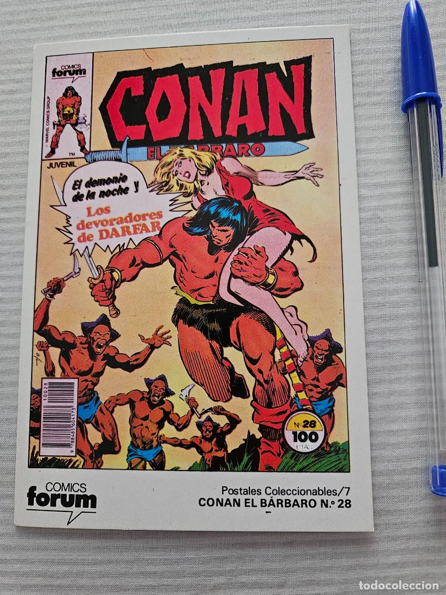 Postales: Antiguo Lote De 5 Postales Las Caratulas De Comics F&oacute;rum. - Foto 4