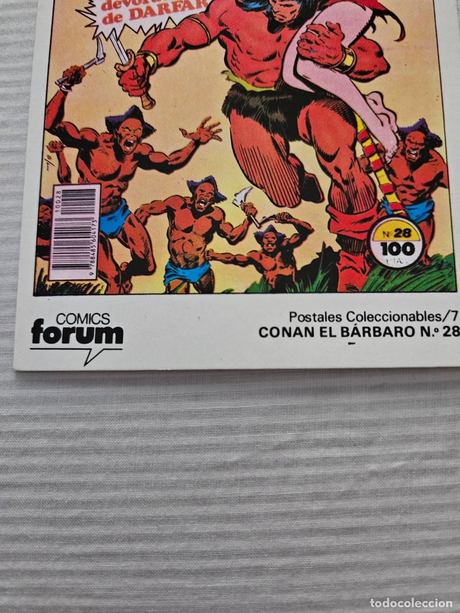 Postales: Antiguo Lote De 5 Postales Las Caratulas De Comics F&oacute;rum. - Foto 5