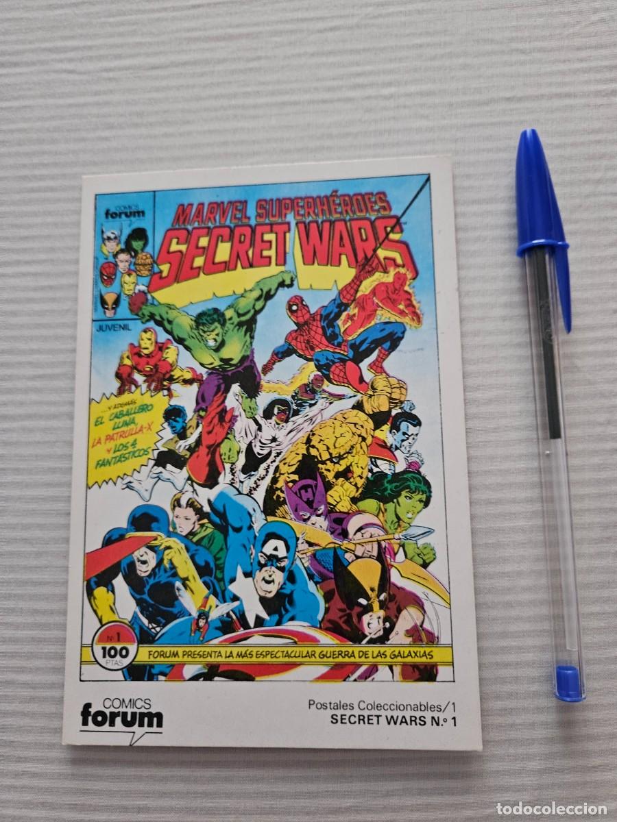 Postales: Antiguo Lote De 5 Postales Las Caratulas De Comics F&oacute;rum. - Foto 16
