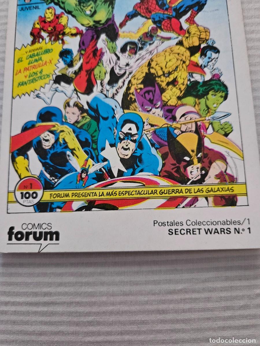 Postales: Antiguo Lote De 5 Postales Las Caratulas De Comics F&oacute;rum. - Foto 17