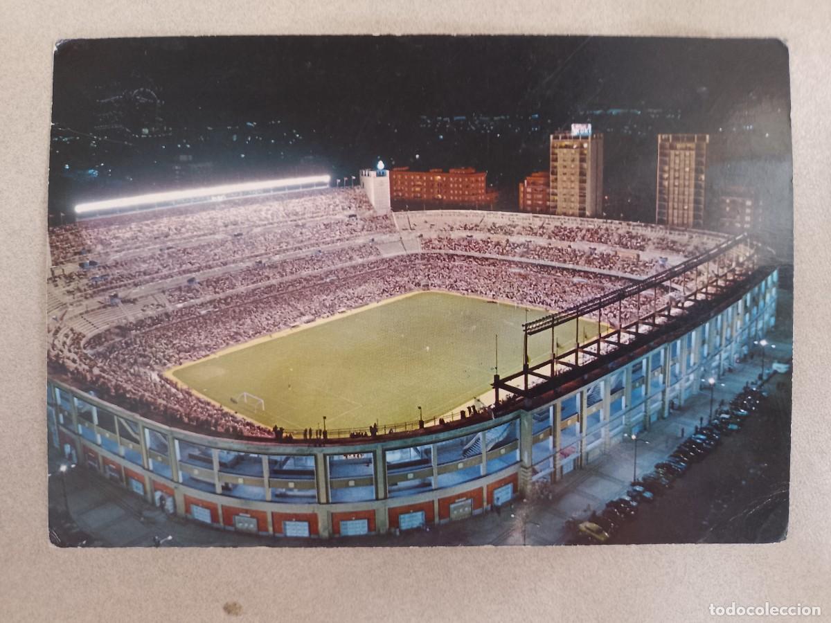 Postales: TARJETA POSTAL ESTADIO BERNABEU - Foto 1