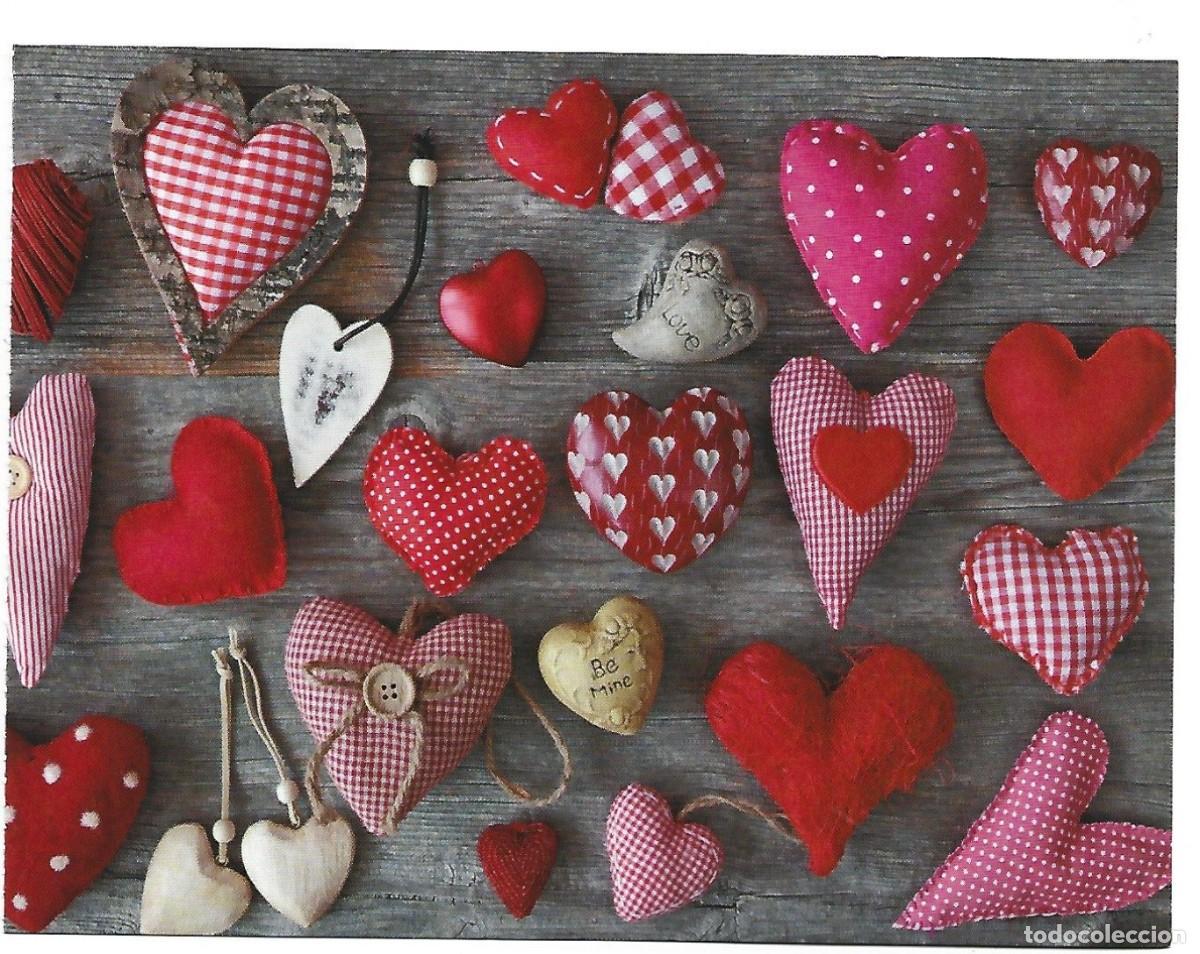 Postales: &rdquo; AMOR / LOVE &rdquo;.- ALMOHADILLAS DE AMOR - Foto 1