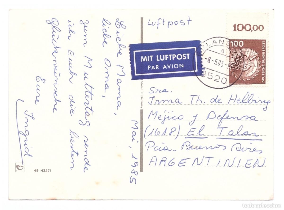 Postales: Horn postcard. Printed in Germany. 1985. - Foto 2