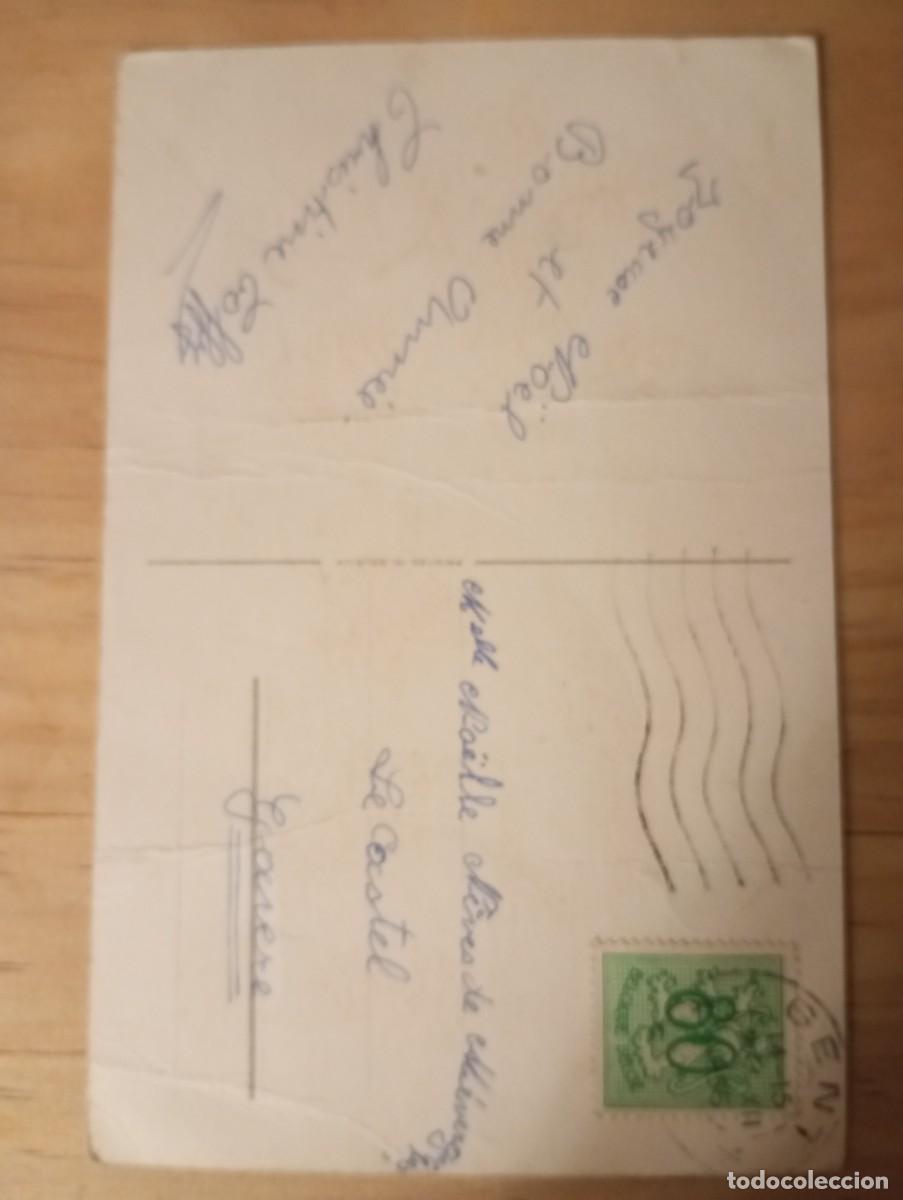 Postales: ANTIGUA POSTAL BELGA CON MOTIVOS NAVIDE&Ntilde;OS, CIRCULADA - Foto 2