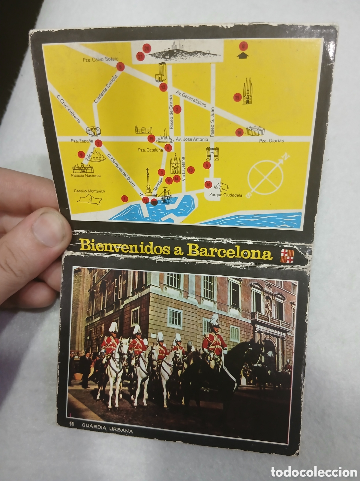 Postales: Librillo de postales Barcelona. (L77) - Foto 1