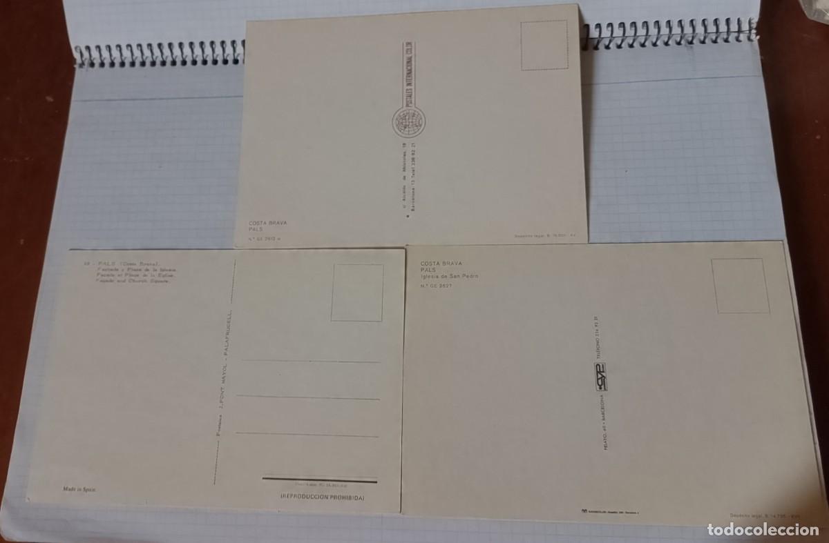 Postales: Lote de 3 postales, Pals - Foto 2