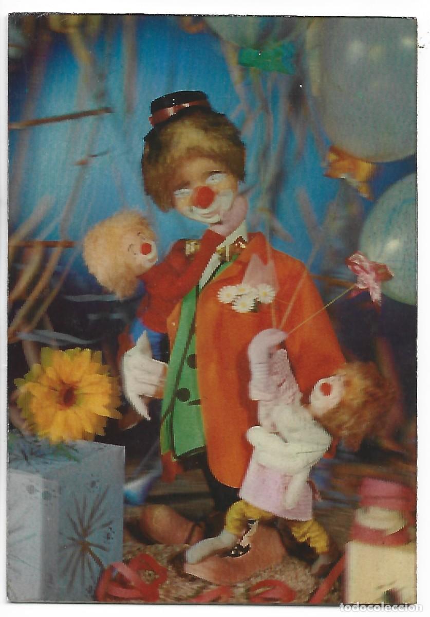 Postales: &rdquo; HOLOGRAMA &rdquo;.- PAYASO - Foto 1