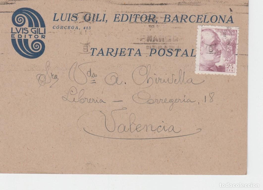 Postales: Tarjeta postal - LUIS GILI - editor Barcelona 1945 - Foto 1