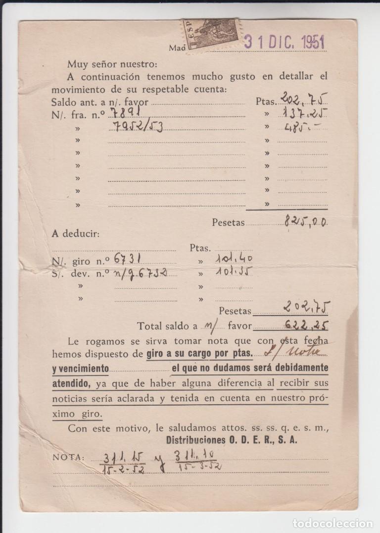 Postales: Tarjeta postal - Distribuciones ODER &ndash; SA // Madrid 1951 - Foto 2
