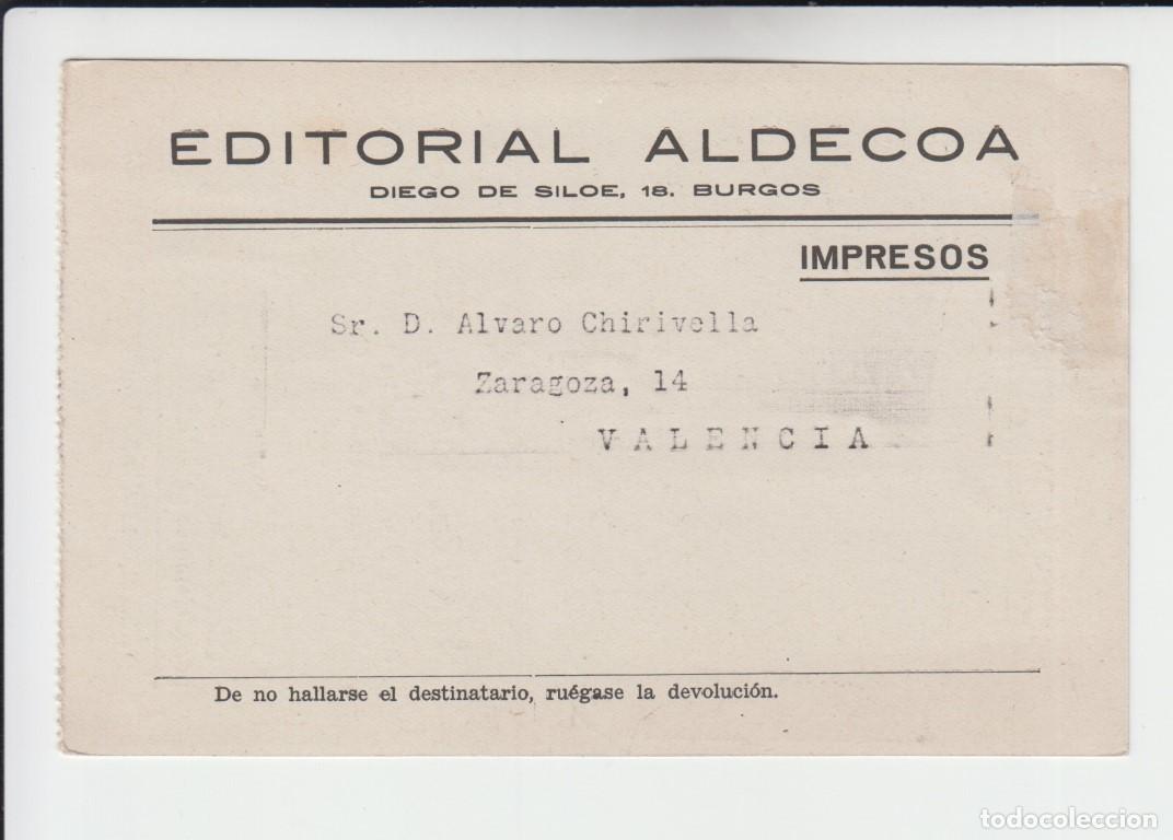 Postales: Tarjeta postal EDITOR ALDECOA - Burgos - Foto 1