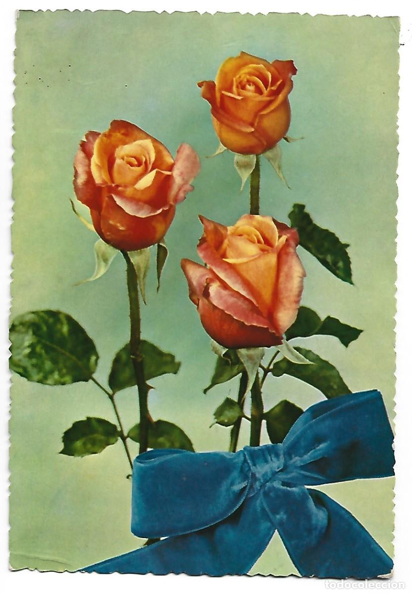 Postales: RAMO DE ROSAS AMARILLAS - Foto 1