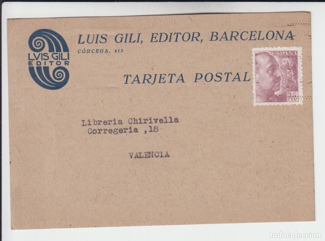 Postales: Tarjeta postal Luis Gili editor - Barcelona 1946 - Foto 1