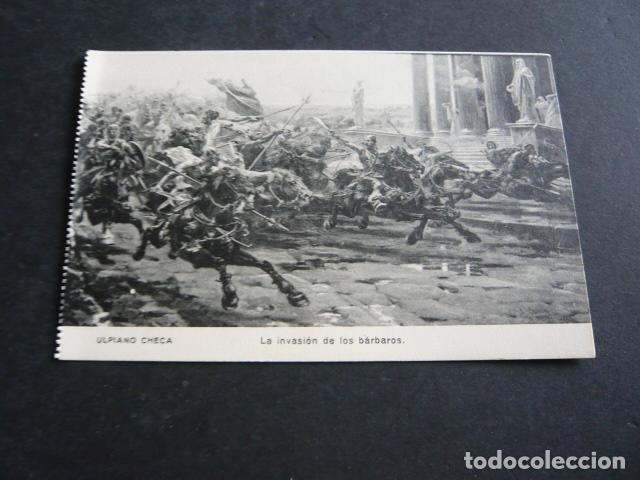 Postales: LA INVASION DE LOS BARBAROS DE ULPIANO CHECA POSTAL - Foto 1