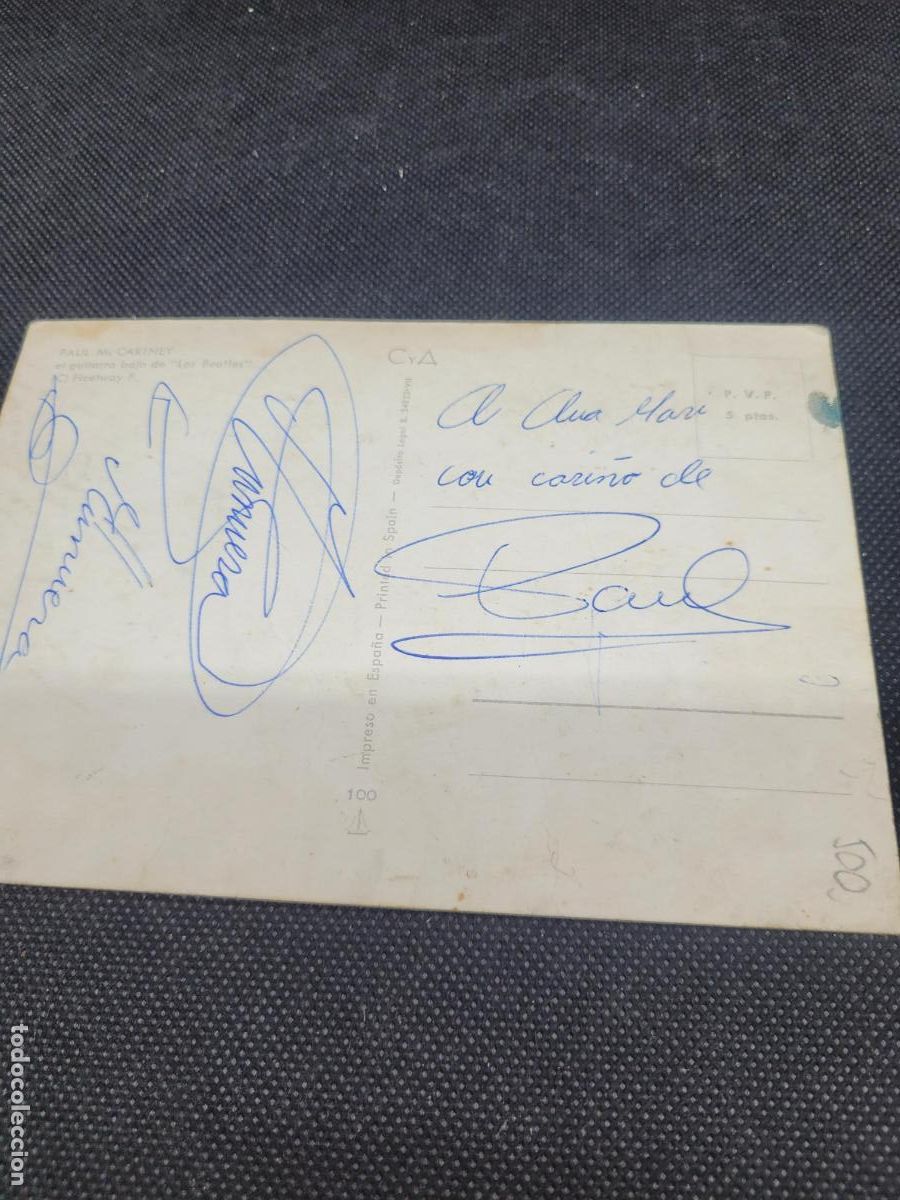 Postales: Postal Paul Mc Cartney de Th Beatles - Foto 3