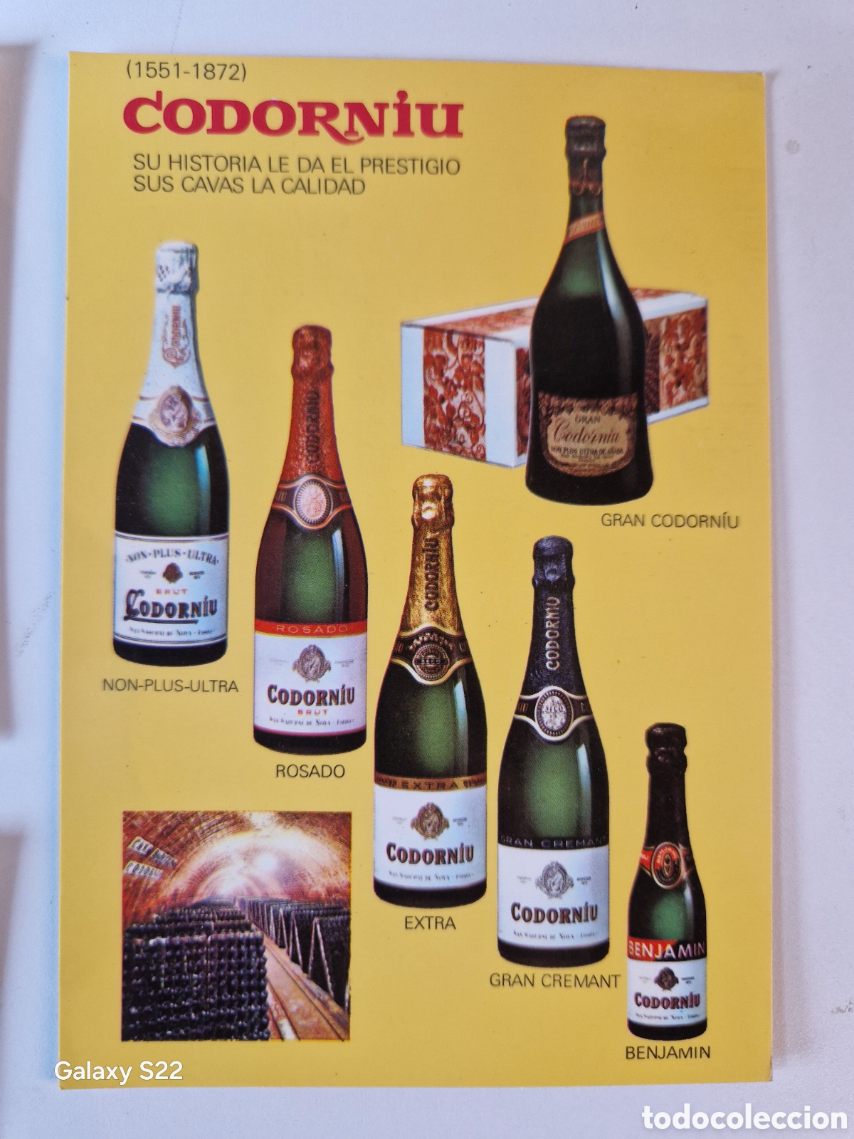 Postales: 8 tarjetas postales cava codorniu 1976 - Foto 2