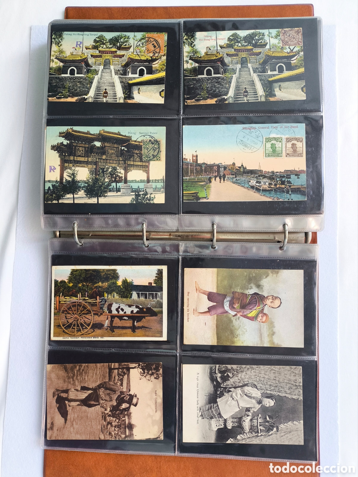 Postales: &Aacute;lbum de postales antiguas: 293 postales de todo el mundo (1906-1931)