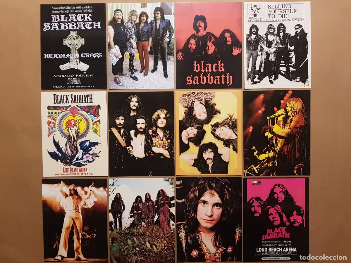 Postales: LOTE: 12 POSTALES BLACK SABBATH N&ordm; 2 - Foto 1