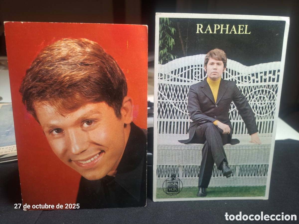 Postales: 7 postales de Raphael. (Cp010) - Foto 3