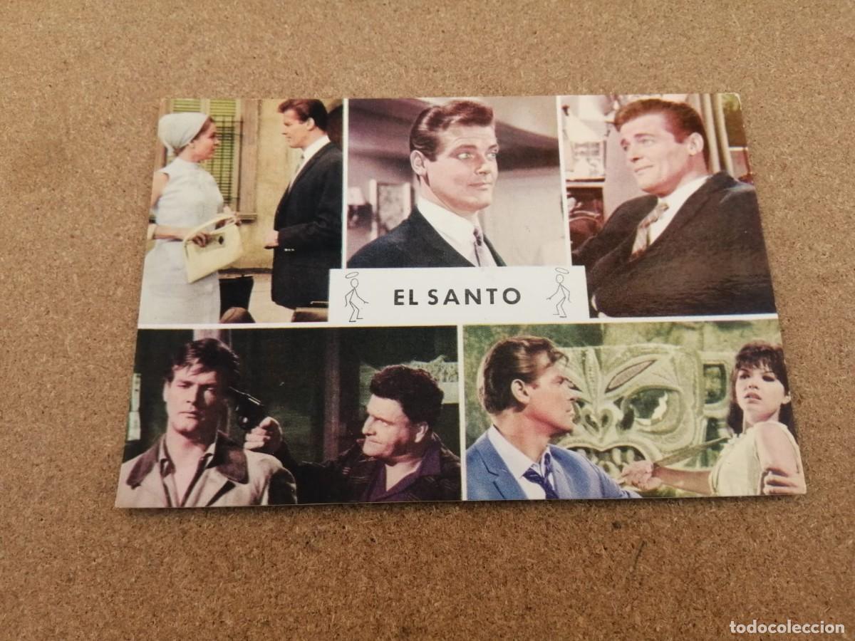 Postales: POSTAL SERIE TV EL SANTO (ROGER MOORE) - Foto 1