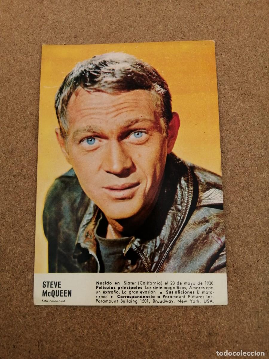 Postales: POSTAL CINE. STEVE McQUEEN - Foto 1