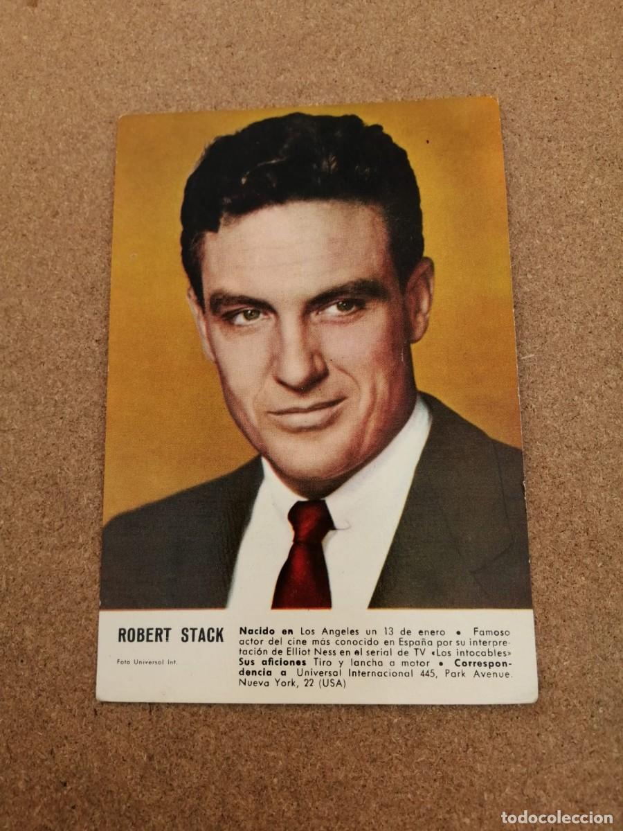 Postales: POSTAL CINE. ROBERT STACK - Foto 1