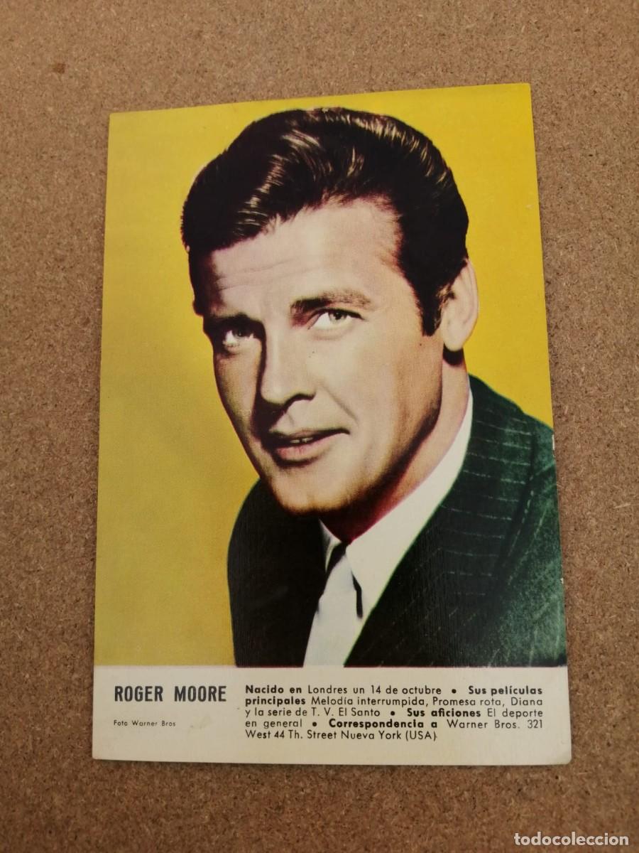 Postales: POSTAL CINE. ROGER MOORE - Foto 1