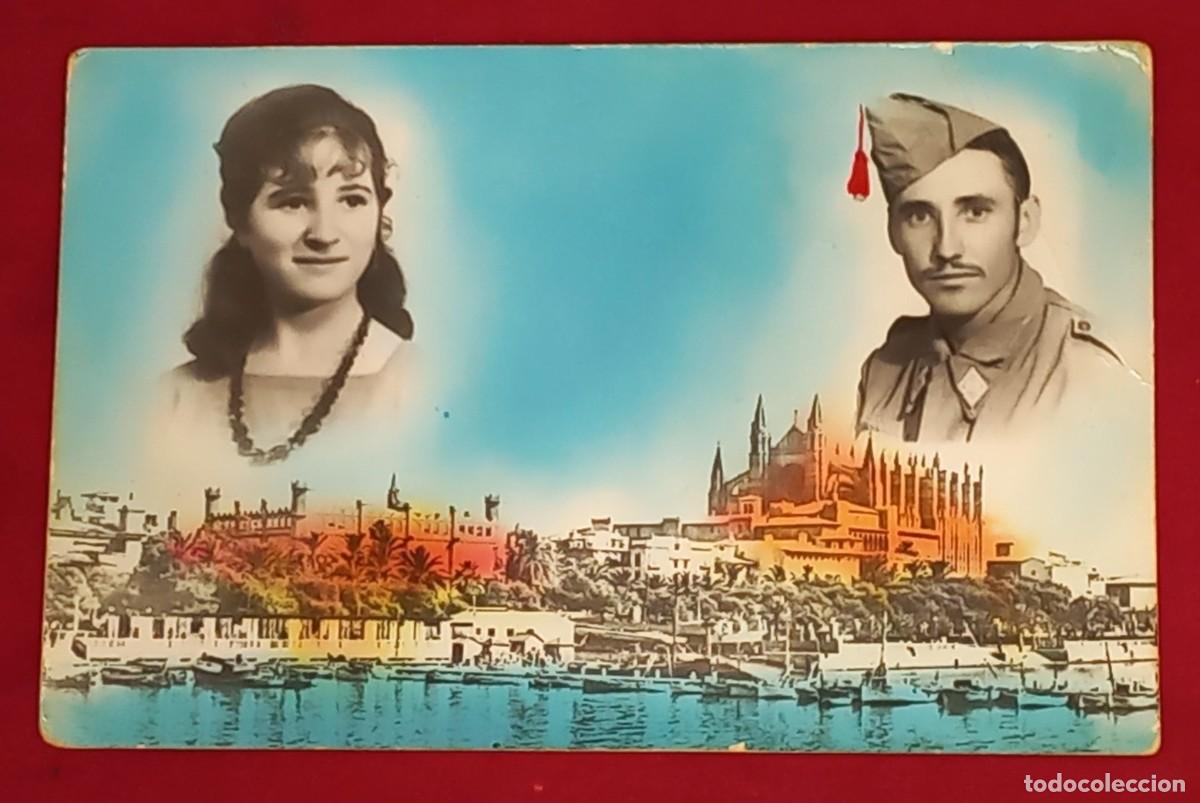 Postales: POSTAL MILITAR - MAYORCA A&Ntilde;OS 60 - Foto 1