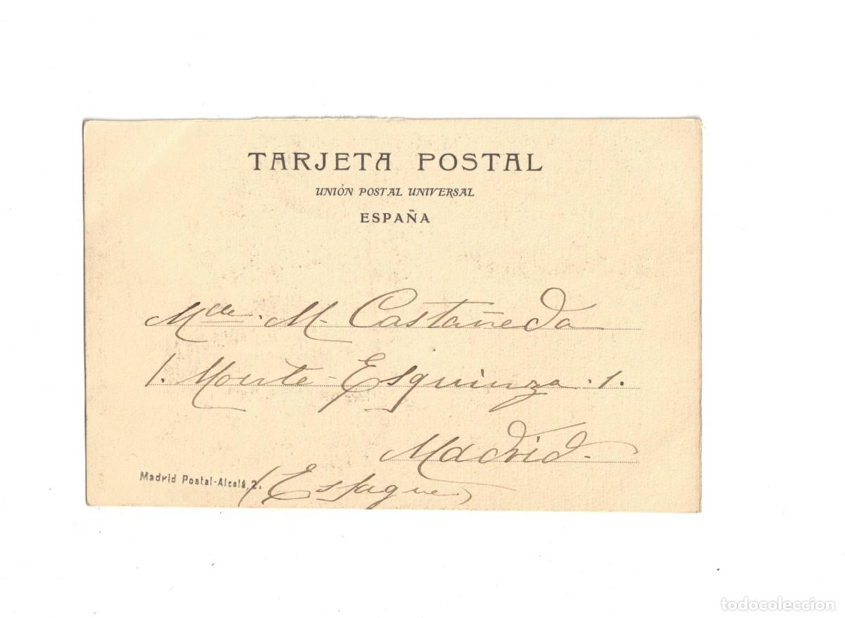 Postales: ALFONSO XIII Y LOUBERT. MADRID 1905 - Foto 2