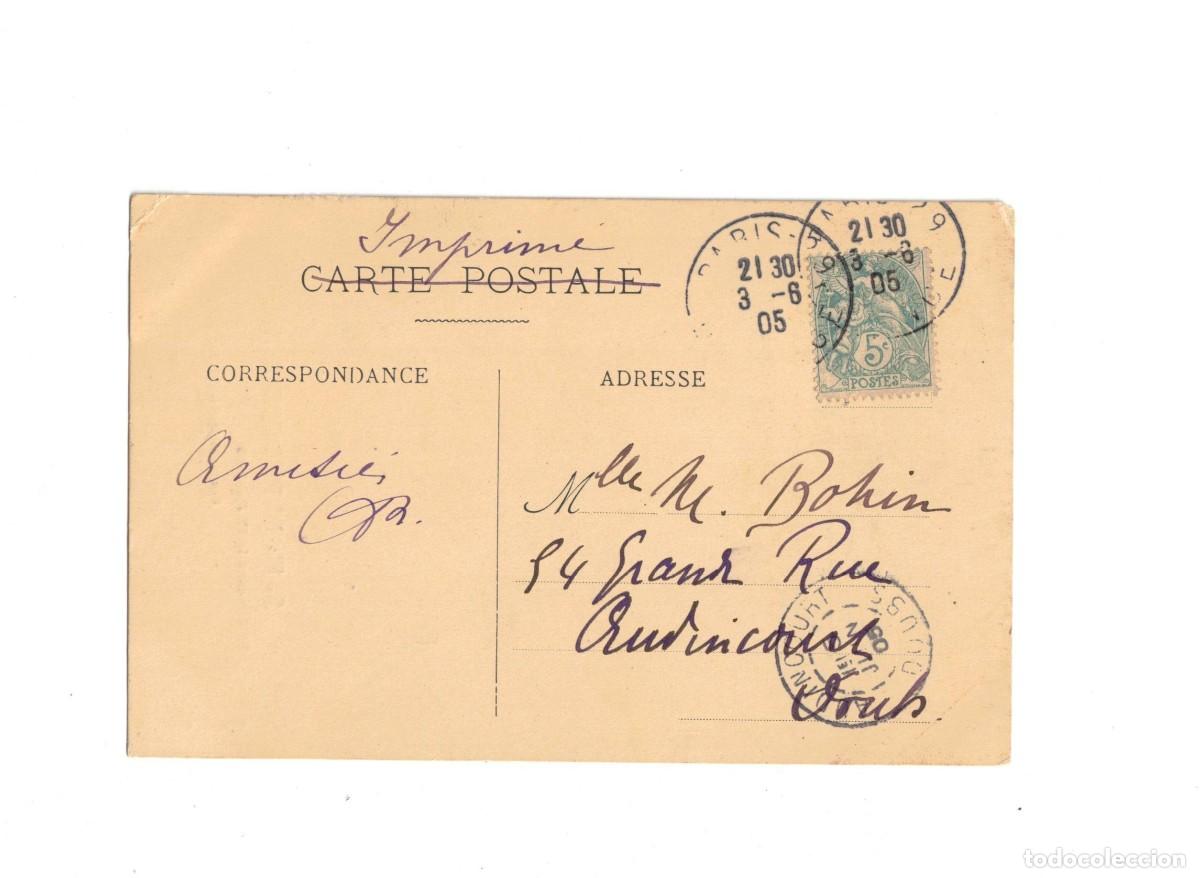 Postales: ALFONSO XIII. EDITADA EN PAR&Iacute;S - Foto 2