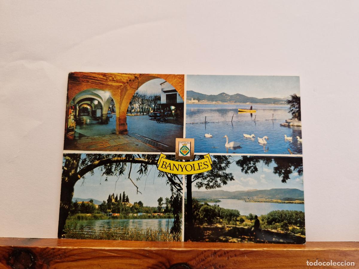 Postales: BONITA POSTAL CIRCULADA. BANYOLES. GIRONA. - Foto 1