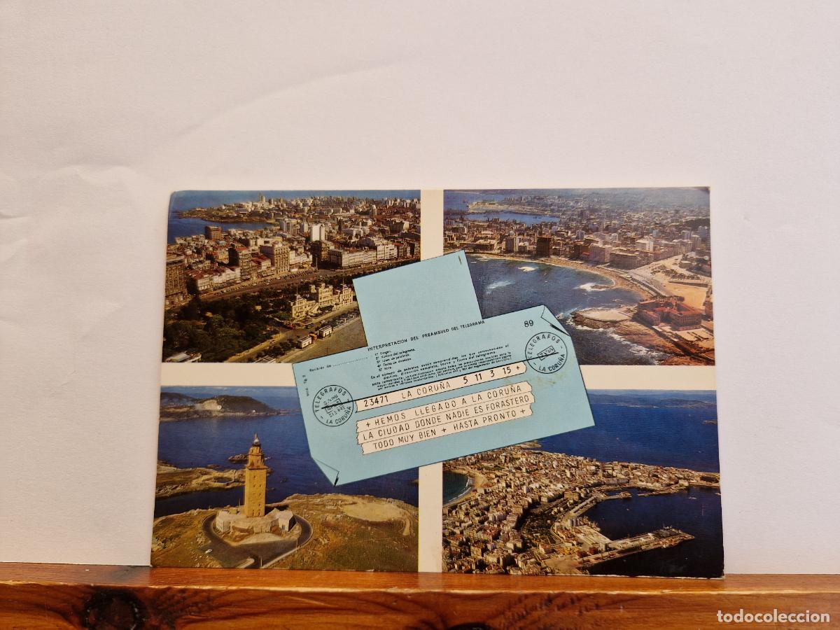 Postales: BONITA POSTAL CIRCULADA. LA CORU&Ntilde;A. - Foto 1