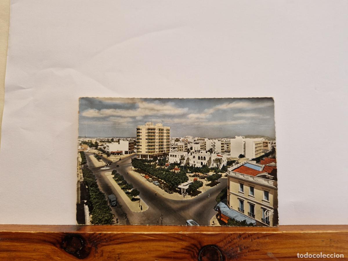 Postales: BONITA POSTAL CIRCULADA. MEKNES. CARREFOUR MOHAMMED. - Foto 1