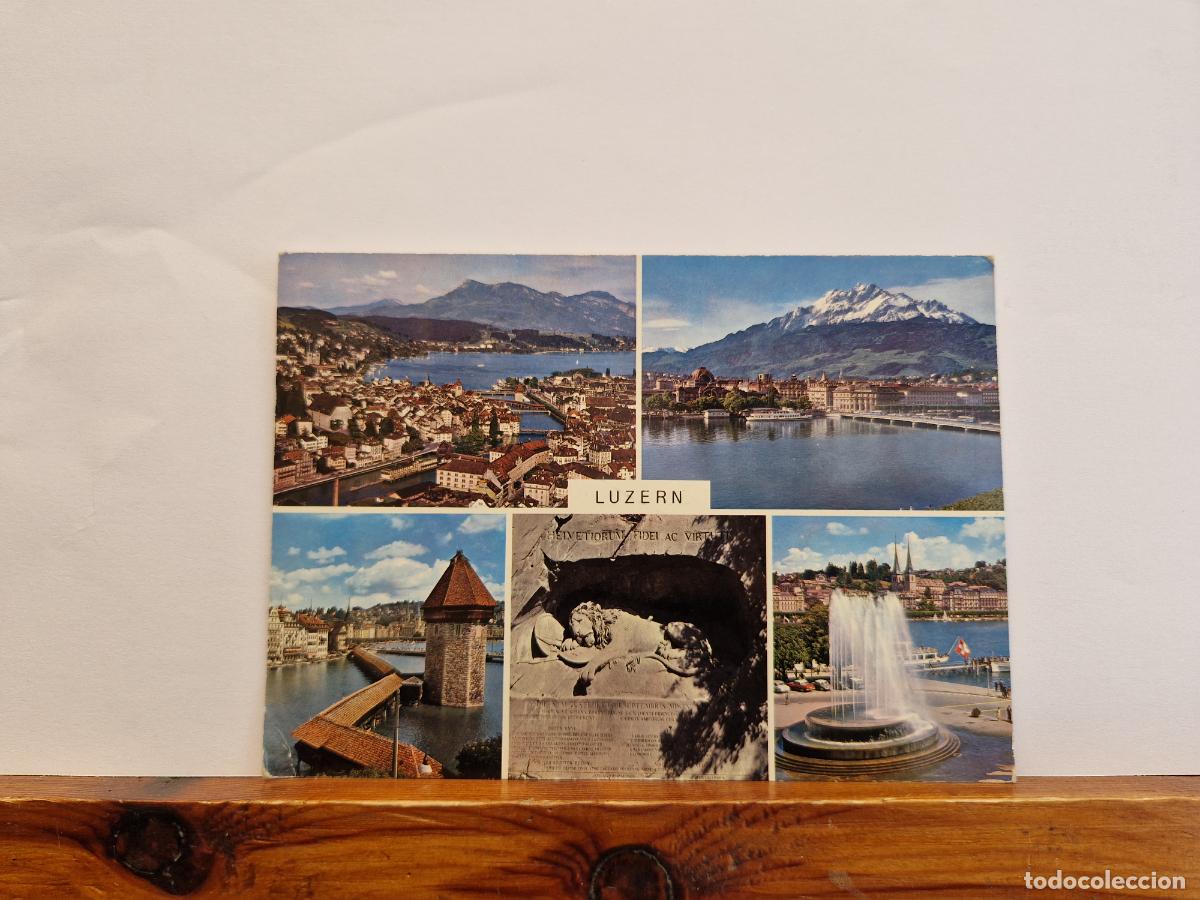 Postales: BONITA POSTAL CIRCULADA. LUZERN. - Foto 1