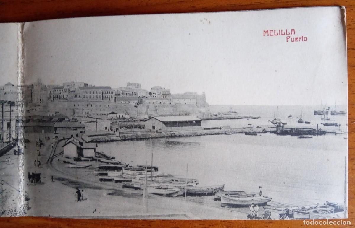 Postales: POE5 52001 MELILLA POSTAL TRIPTICO DEL PUERTO - Foto 2