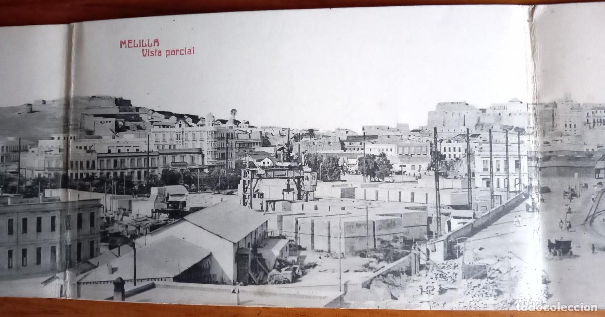 Postales: POE5 52001 MELILLA POSTAL TRIPTICO DEL PUERTO - Foto 3
