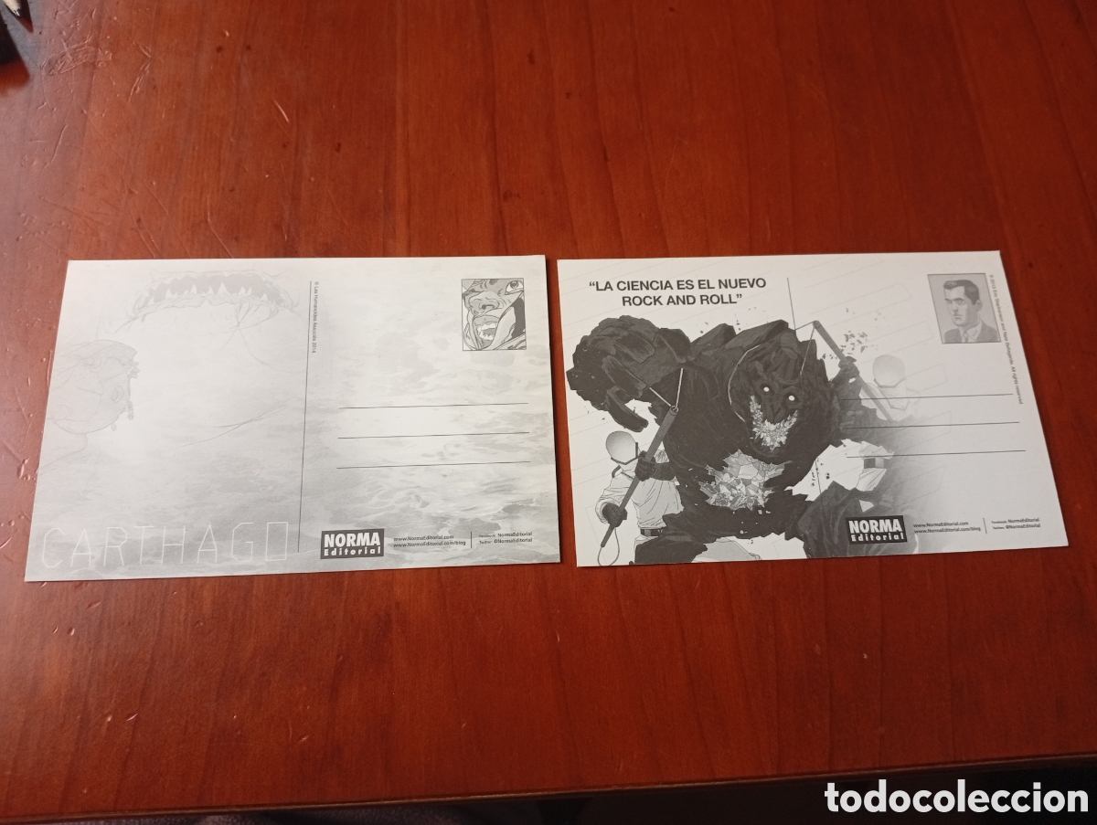 Postales: POSTAL NORMA EDITORIAL CARTHAGO 2014 NOWHERE MEN 2013 - Foto 2