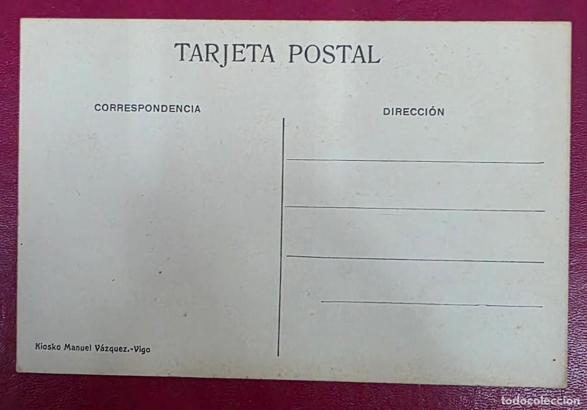 Postales: Postal antigua de Vigo &ndash; Edificio de desembarque de pasajeros, puerto hist&oacute;rico - Foto 2