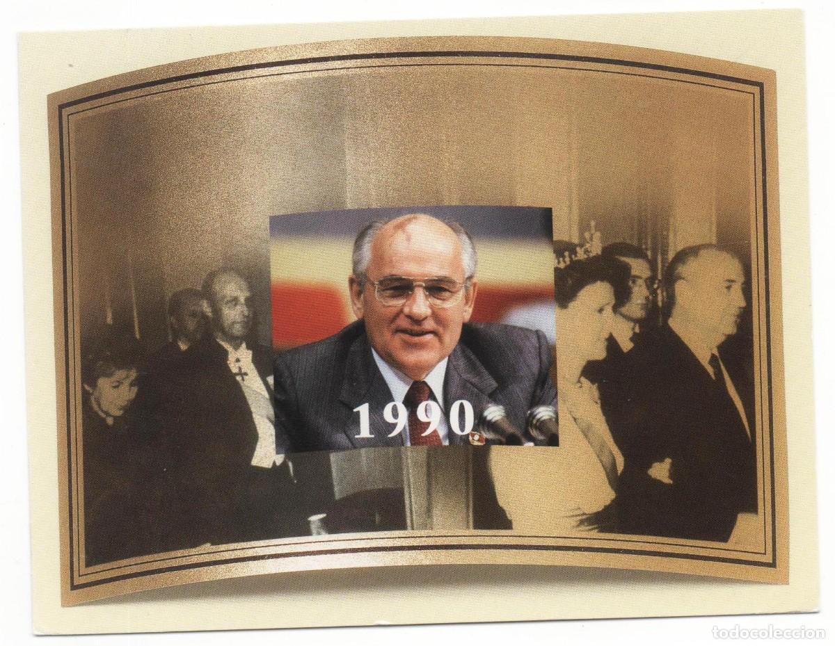 Postales: Postal Hist&oacute;rica-1990- Gorbachov-circulada-- - Foto 1