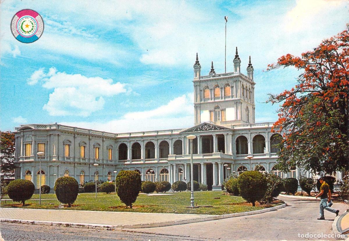 Postales: Postal Asunci&oacute;n Paraguay, Palacio del Gobierno L&oacute;pez, Edificio Pol&iacute;tico - Foto 1