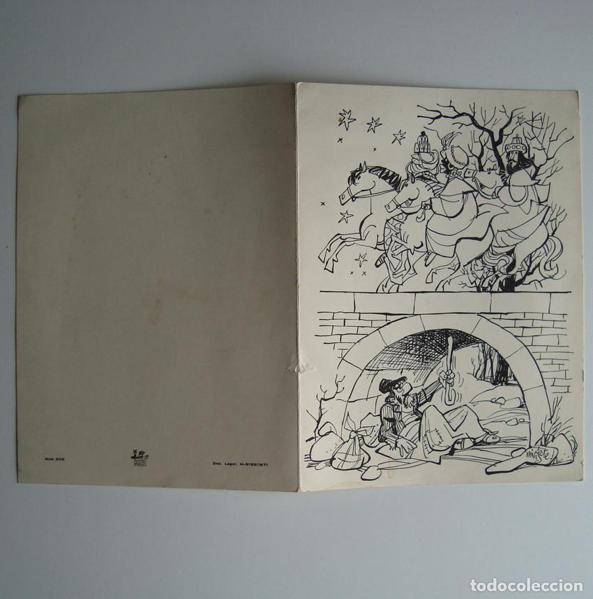 Postales: POSTAL NAVIDAD CHRISTMAS MINGOTE 1971 - Foto 2
