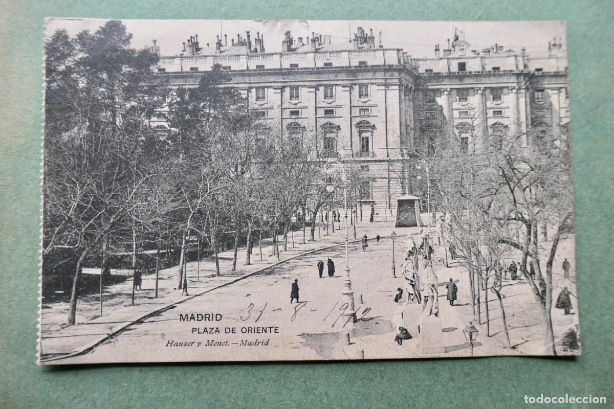 Postales: Postal Madrid Plaza de Oriente 1912 - Foto 1