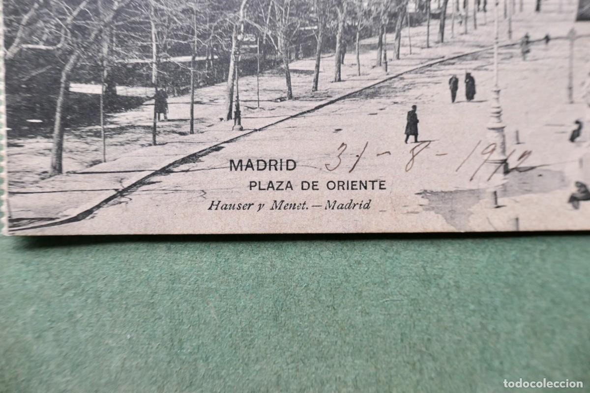 Postales: Postal Madrid Plaza de Oriente 1912 - Foto 2
