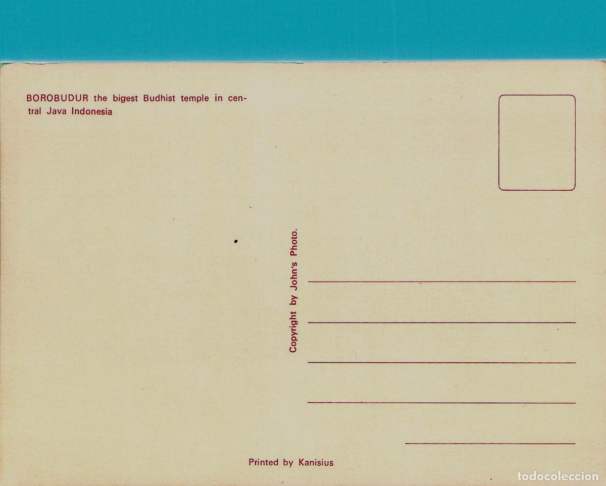 Postales: Postal Borobudur, Templo Budista, Estupas, Java Central, Indonesia - Foto 2