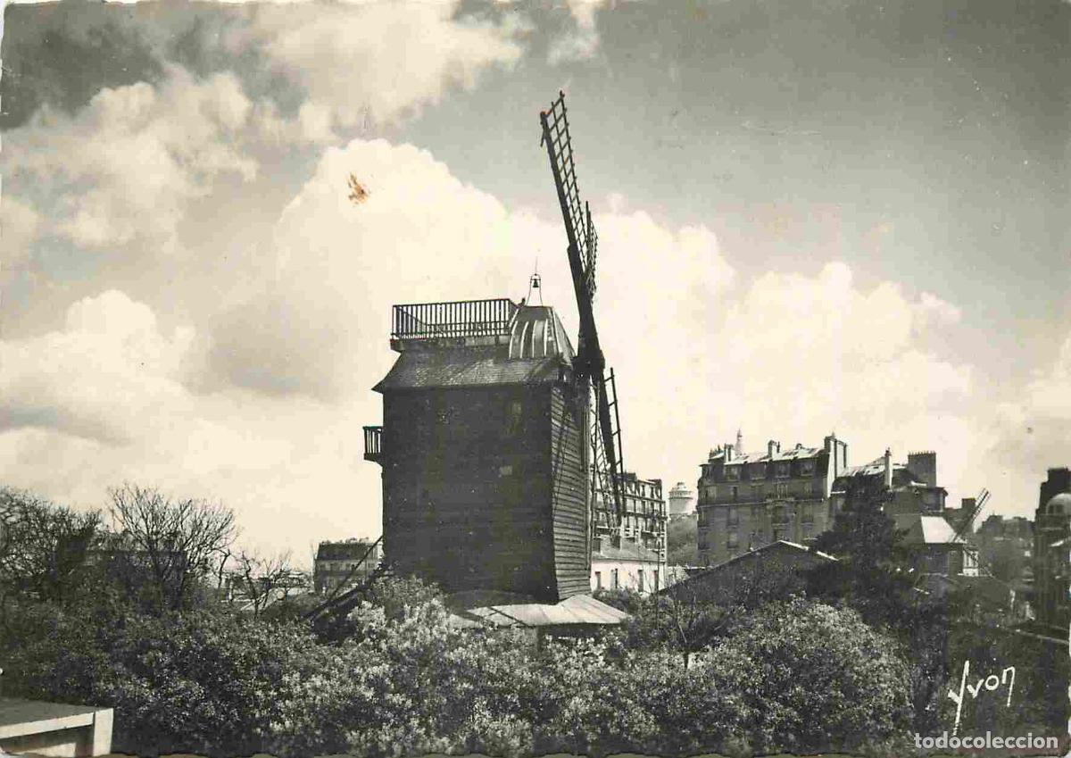 Postkarten: Carte Postale - Moulin &agrave; vent - Paris - Moulin de la Galette - Carte Dentel&eacute;e - CPSM grand format -