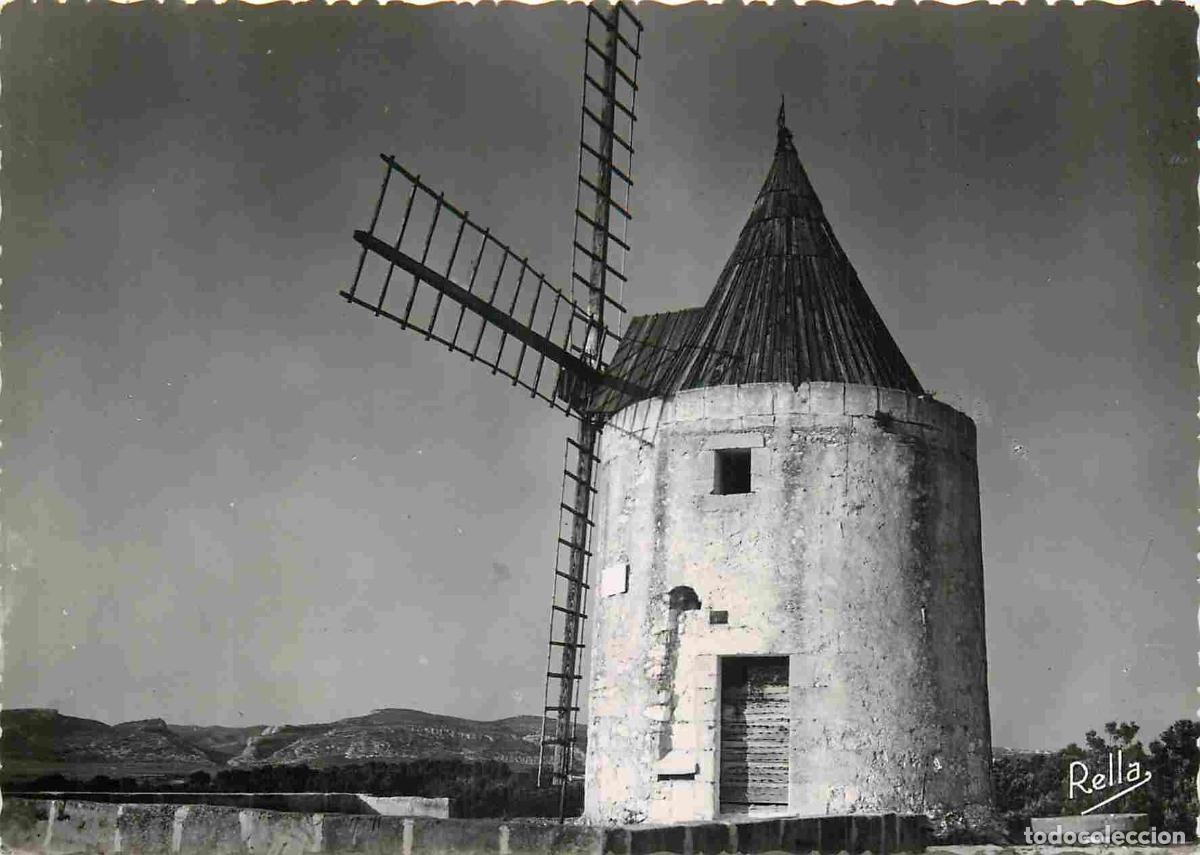 Postkarten: Carte Postale - Moulin &agrave; vent - Fontvieille - Le Moulin de Daudet - Mention Photographie V&eacute;ritable -