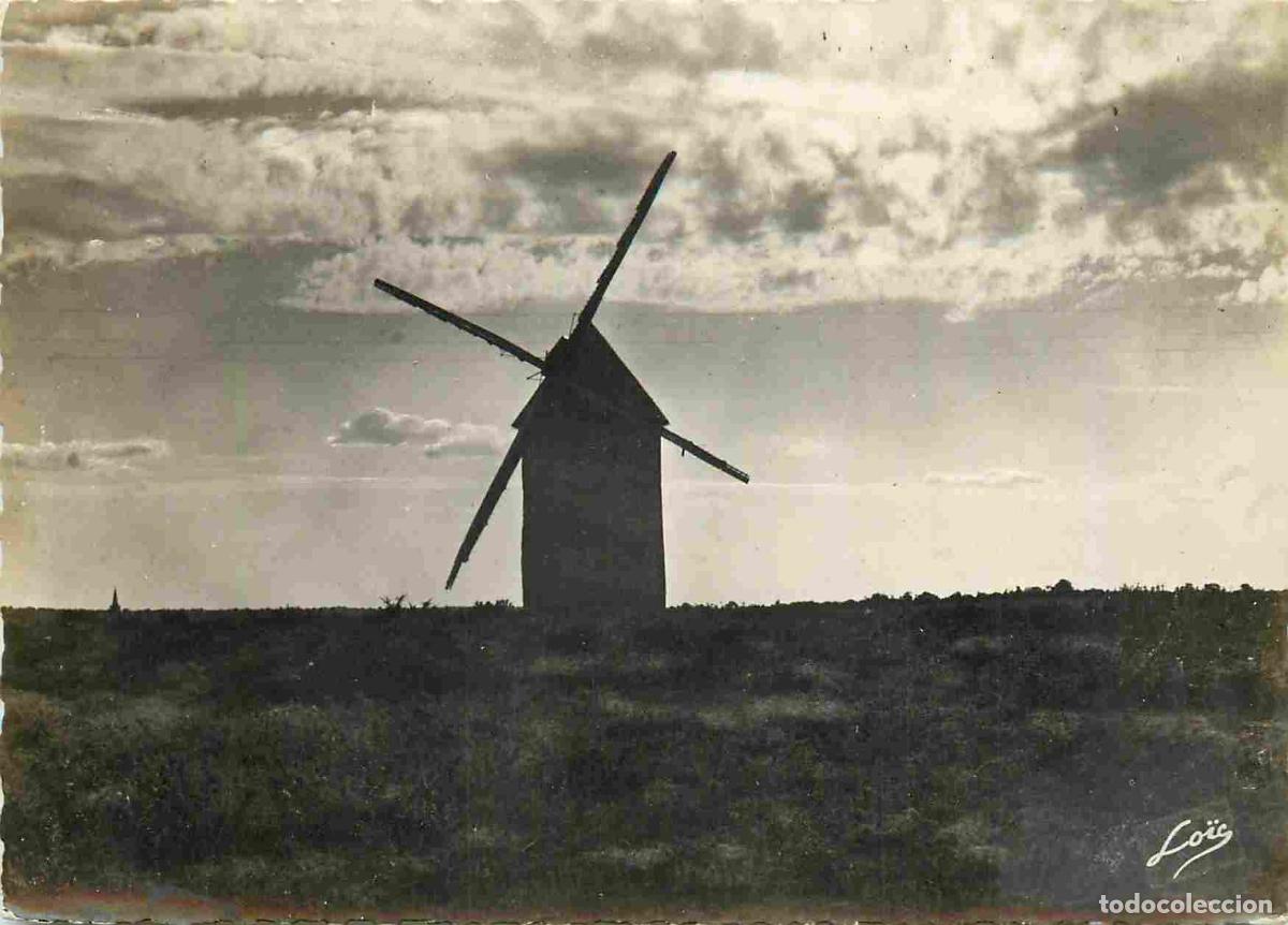 Postkarten: Carte Postale - Moulin &agrave; vent - Moulin &agrave; Vent en Bretagne - Carte Dentel&eacute;e - CPSM grand format - Voi