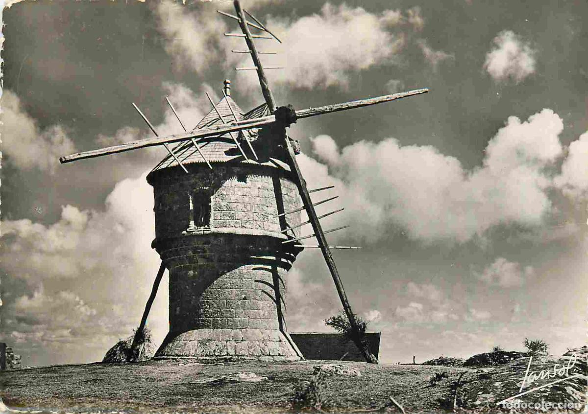 Postkarten: Carte Postale - Moulin &agrave; vent - Gu&eacute;rande - Moulin de Cr&eacute;meur - Moulin du diable - Carte Dentel&eacute;e - C