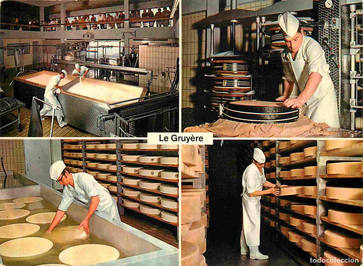 Postkarten: Carte Postale - Metiers - Fromager - Fromages - Fromagerie - Gruy&egrave;res - Fabrication du fromage &agrave; la