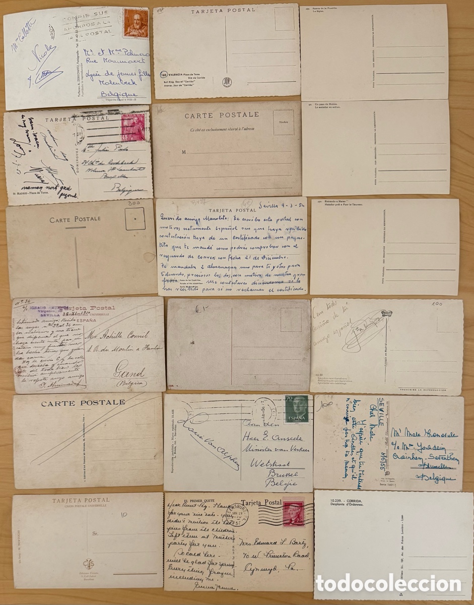 Postales: Toros lote de 32 postales antiguas - Foto 3