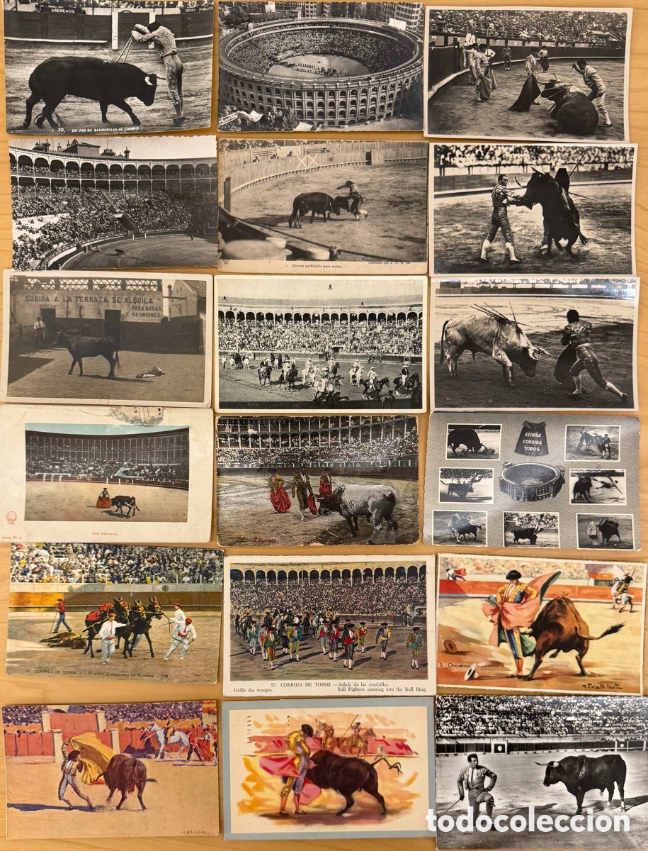 Postales: Toros lote de 32 postales antiguas - Foto 1